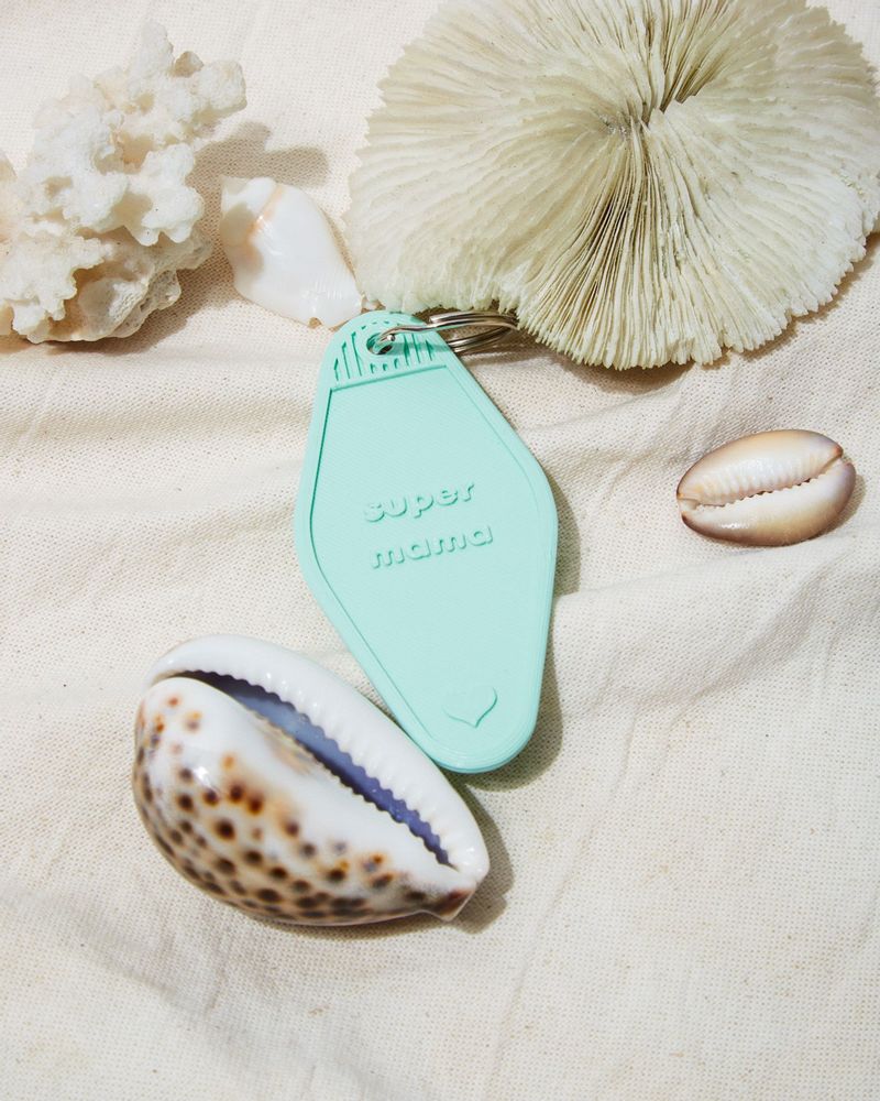 Cadeaux - Porte clef "super mama" - PANTAI PANTAI