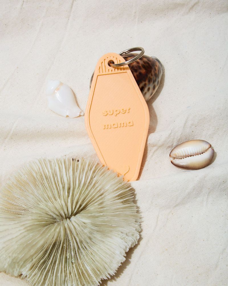 Cadeaux - Porte clef "super mama" - PANTAI PANTAI