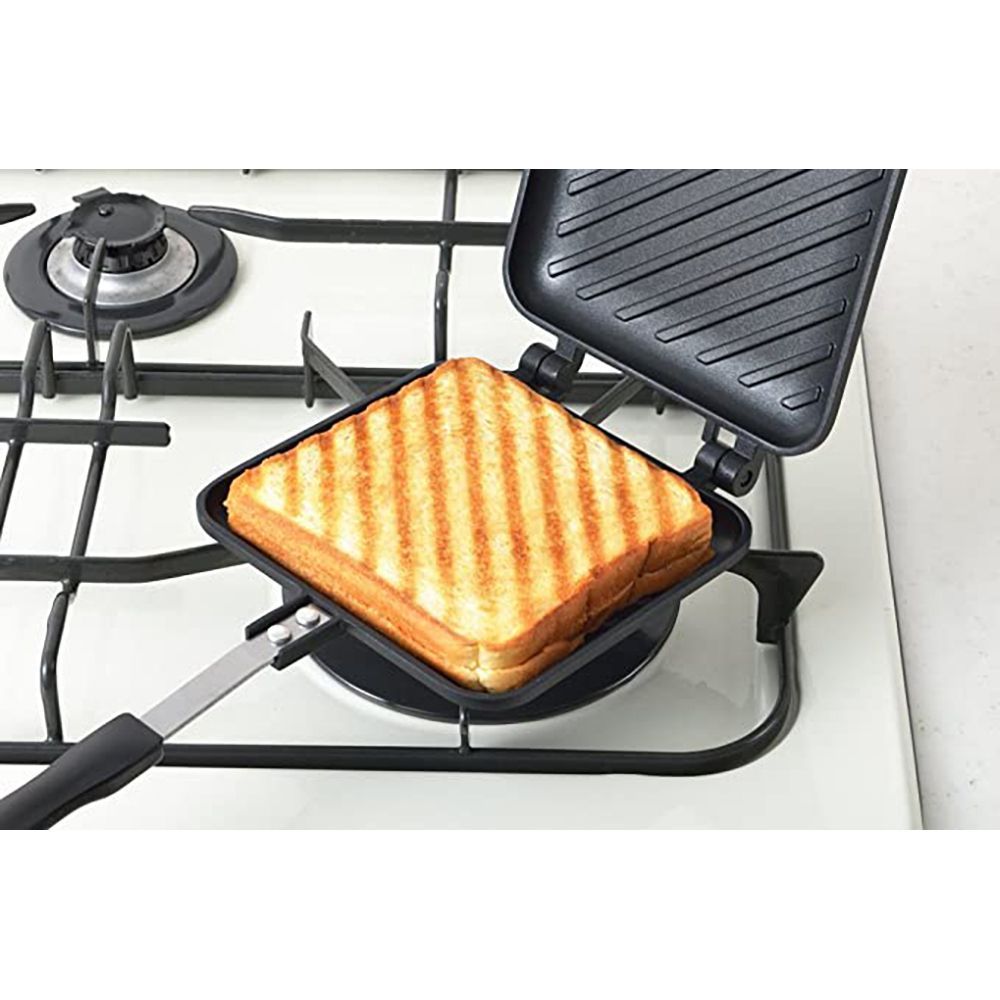 Poêles - Croque-monsieur avec marquage en aluminium / YOSHIKAWA - YOSHIKAWA