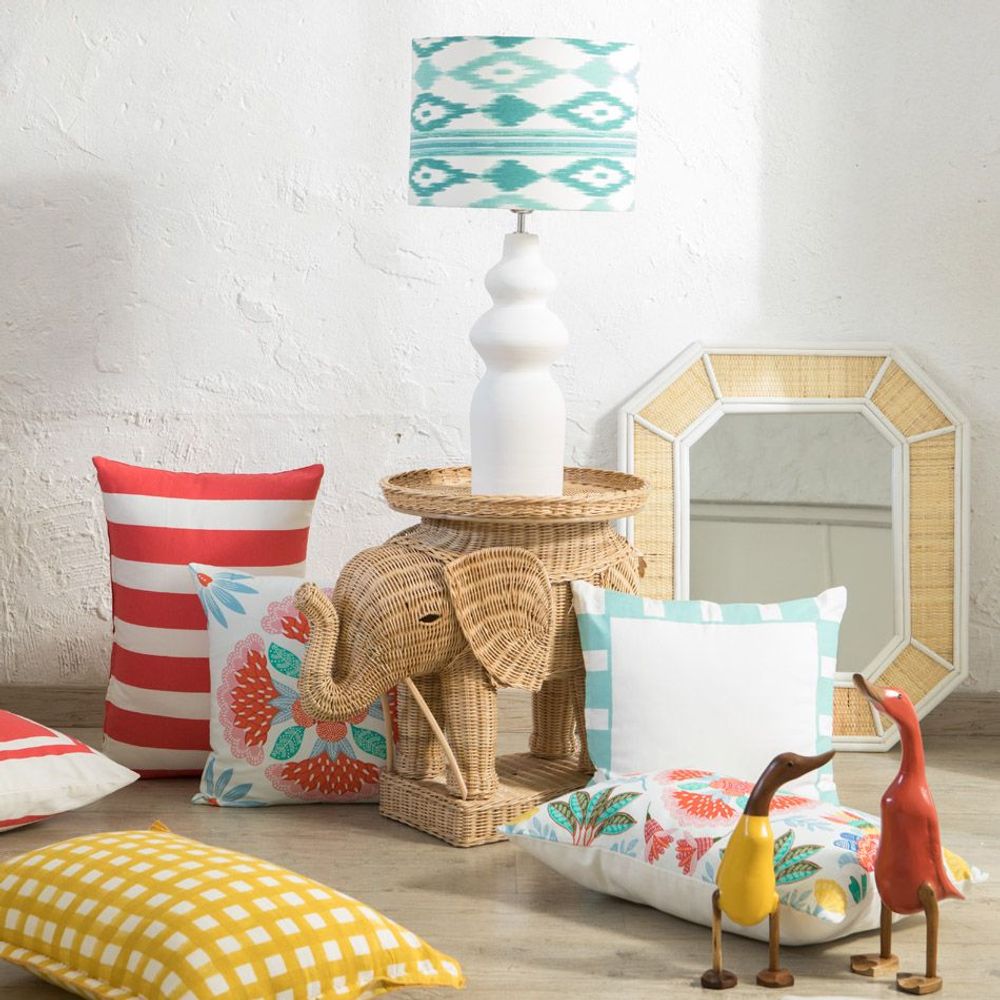 Other tables - RATTAN ELEPHANT SIDE TABLE - MAHE HOMEWARE