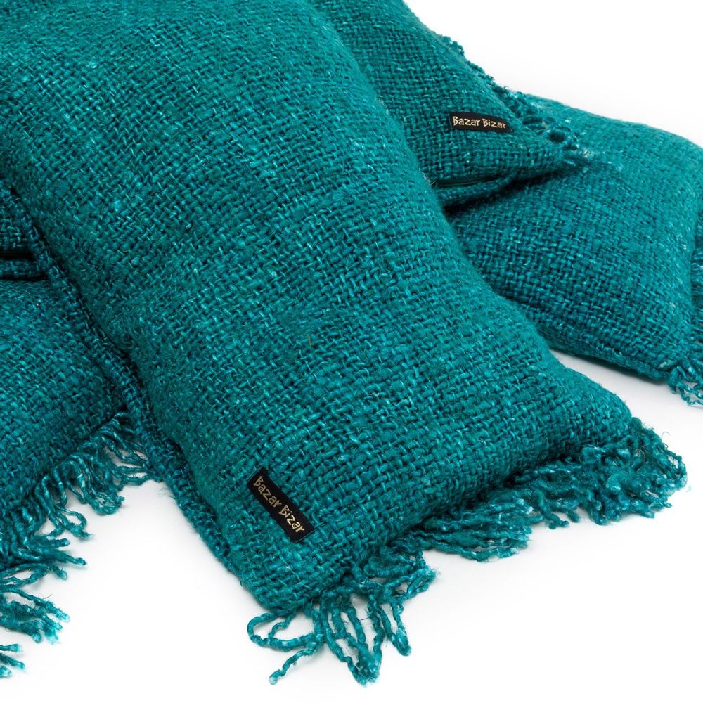 Cushions - The Oh My Gee Cushion Cover - Aqua - 35x100 - BAZAR BIZAR LIVING