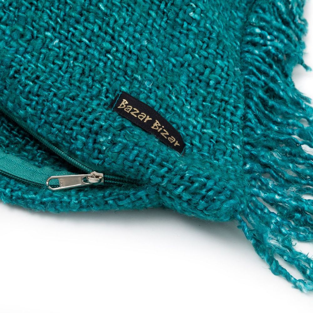 Coussins - La Housse De Coussin Oh My Gee - Aqua - 40x40 - BAZAR BIZAR LIVING