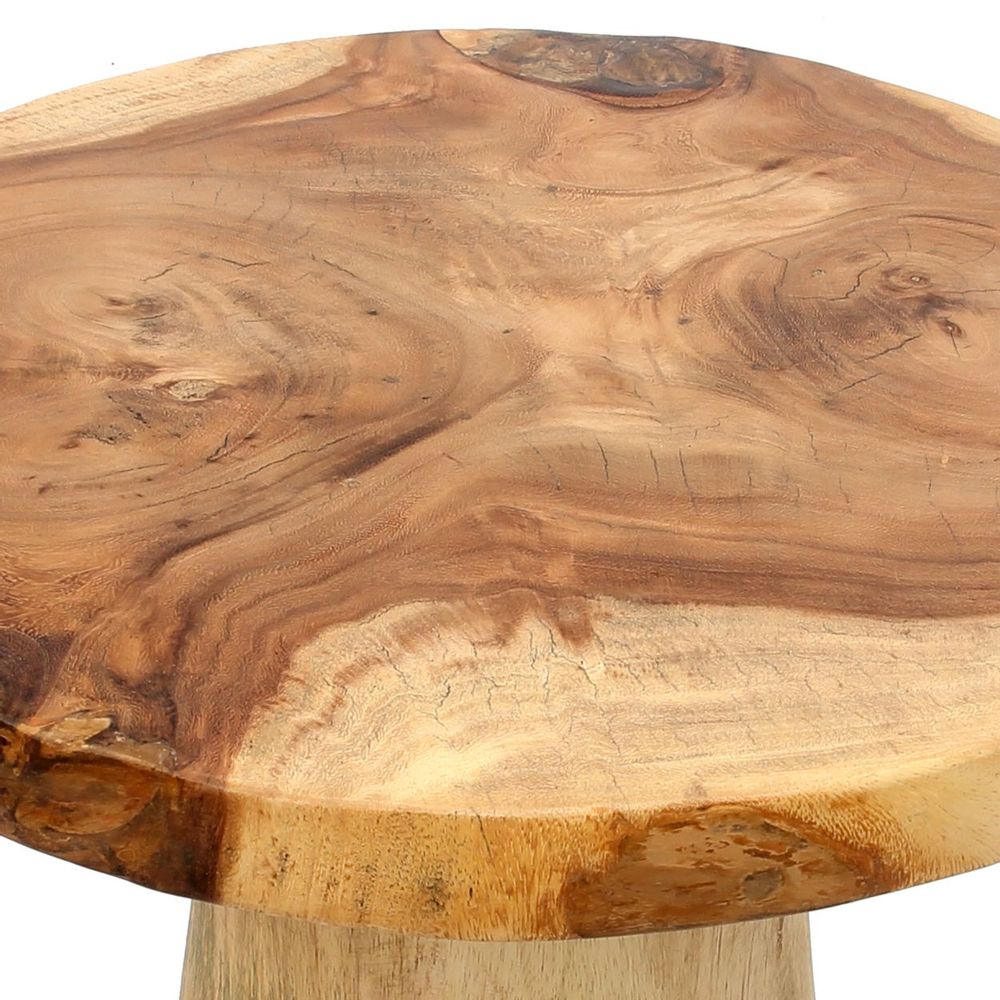 Autres tables - La Table D'appoint Timber Conic - Naturel - 50 - BAZAR BIZAR LIVING