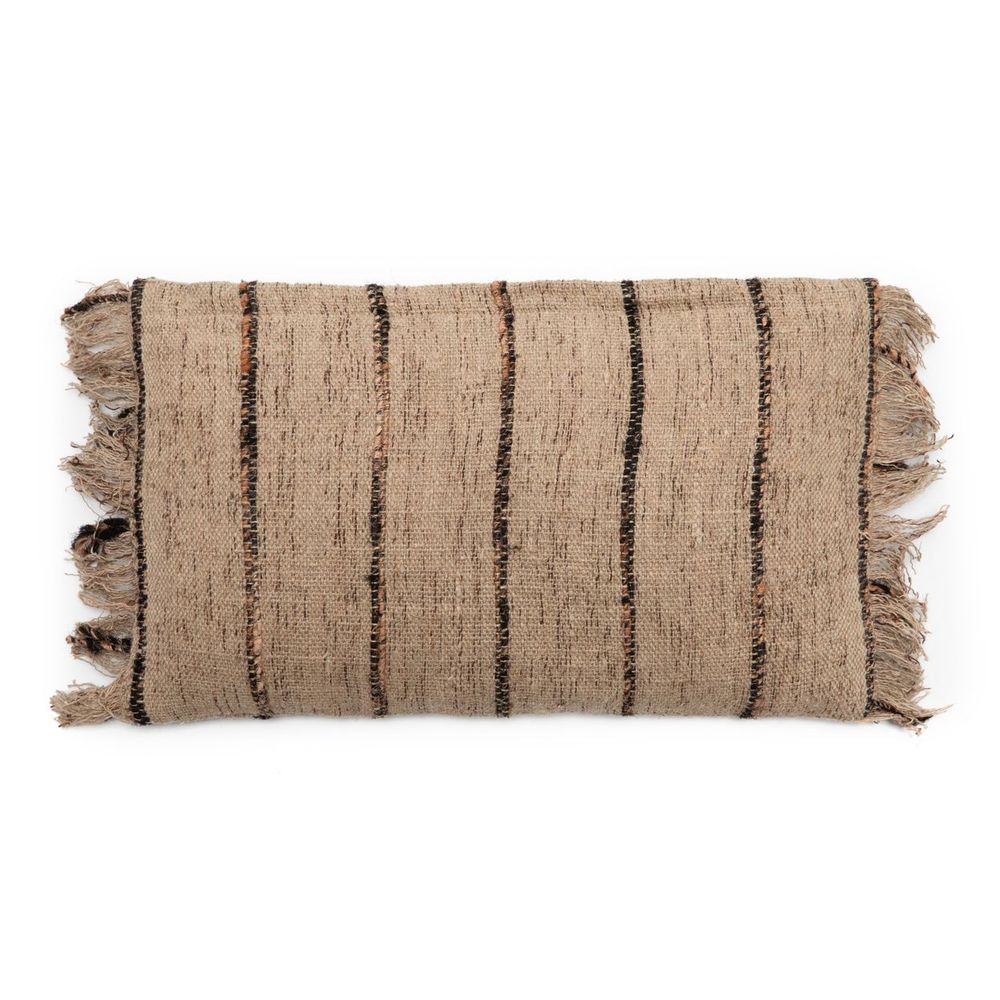 Cushions - The Oh My Gee Cushion Cover - Beige Black - 30x50 - BAZAR BIZAR LIVING