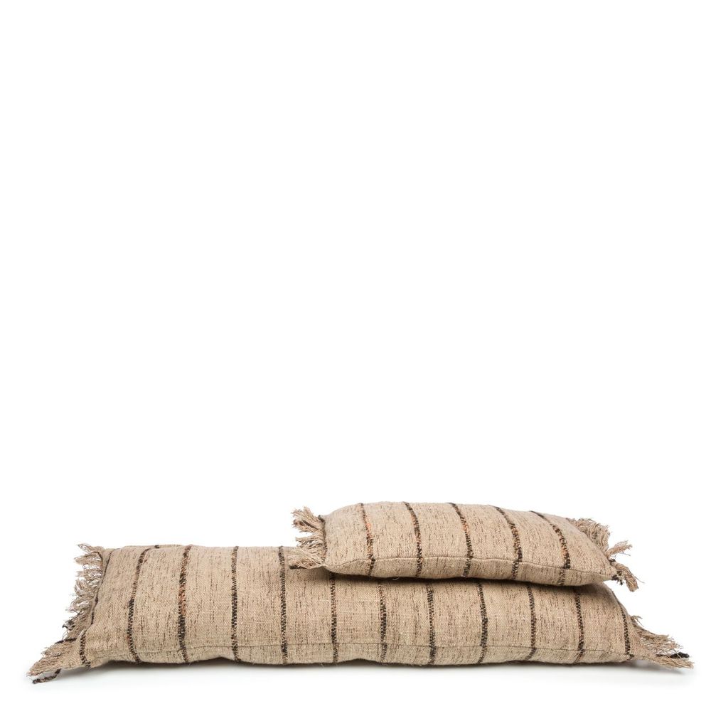 Cushions - The Oh My Gee Cushion Cover - Beige Black - 30x50 - BAZAR BIZAR LIVING