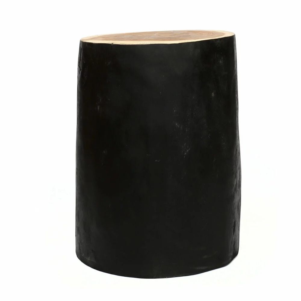 Stools - The Tribe Stool - Natural Black - BAZAR BIZAR LIVING