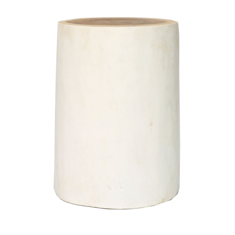Tabourets - Tabouret The Tribe - Blanc naturel - BAZAR BIZAR LIVING