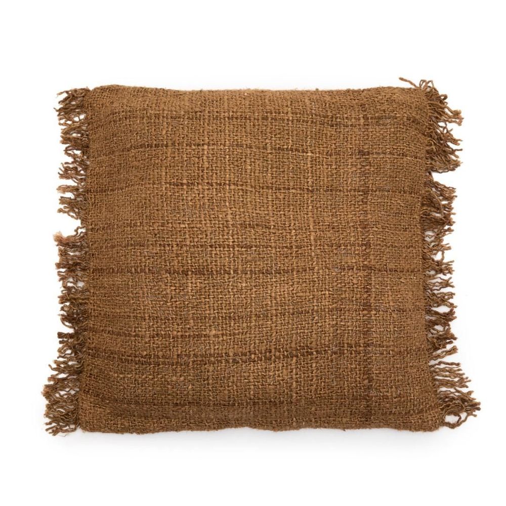 Cushions - The Oh My Gee Cushion Cover - Brown - 60x60 - BAZAR BIZAR LIVING