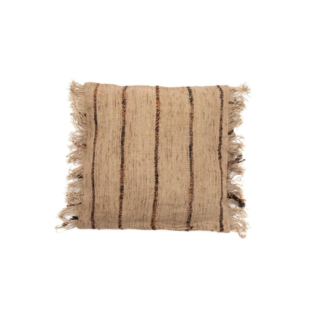 Cushions - The Oh My Gee Cushion Cover - Beige Black - 40x40 - BAZAR BIZAR LIVING