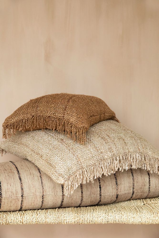 Cushions - The Oh My Gee Cushion Cover - Beige Black - 35x100 - BAZAR BIZAR LIVING