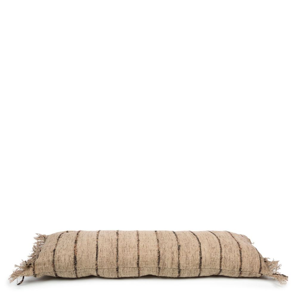 Cushions - The Oh My Gee Cushion Cover - Beige Black - 35x100 - BAZAR BIZAR LIVING