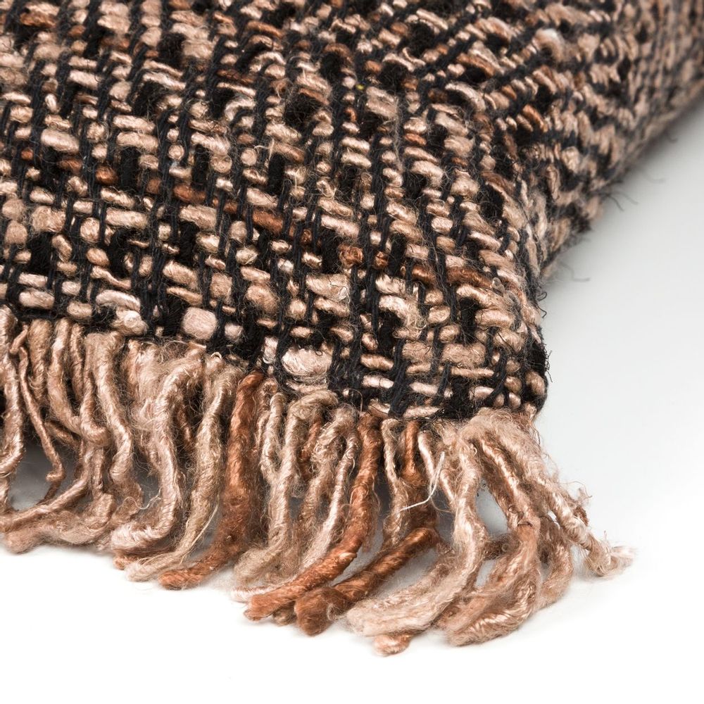 Cushions - The Oh My Gee Cushion Cover - Black Copper - 60x60 - BAZAR BIZAR LIVING