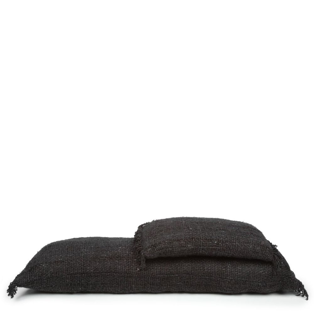 Cushions - The Oh My Gee Cushion Cover - Black Navy - 30x50 - BAZAR BIZAR LIVING