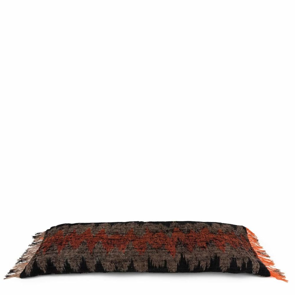 Coussins - La Housse de Coussin Oh My Gee - Noir Orange - 35x100 - BAZAR BIZAR LIVING