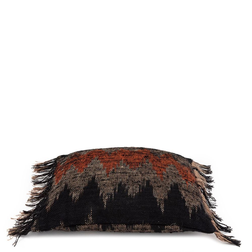 Coussins - La Housse de Coussin Oh My Gee - Noir Orange - 40x40 - BAZAR BIZAR LIVING