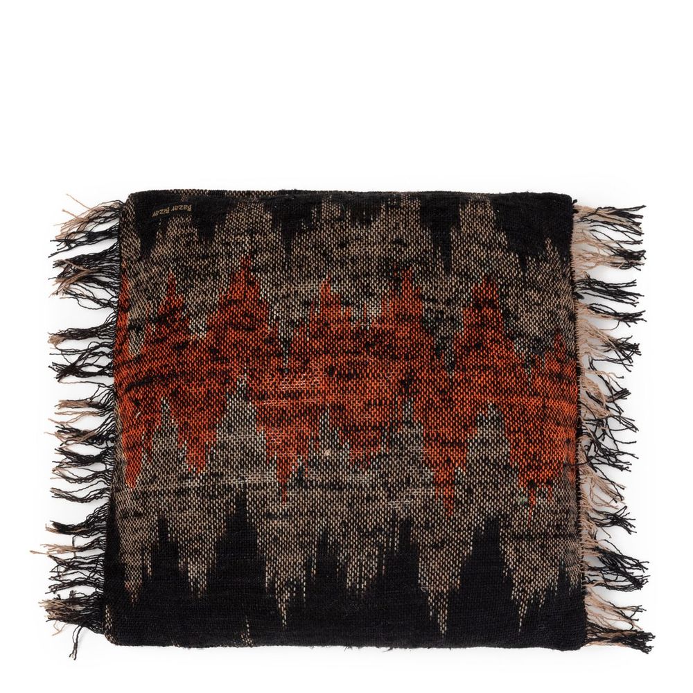 Coussins - La Housse de Coussin Oh My Gee - Noir Orange - 40x40 - BAZAR BIZAR LIVING