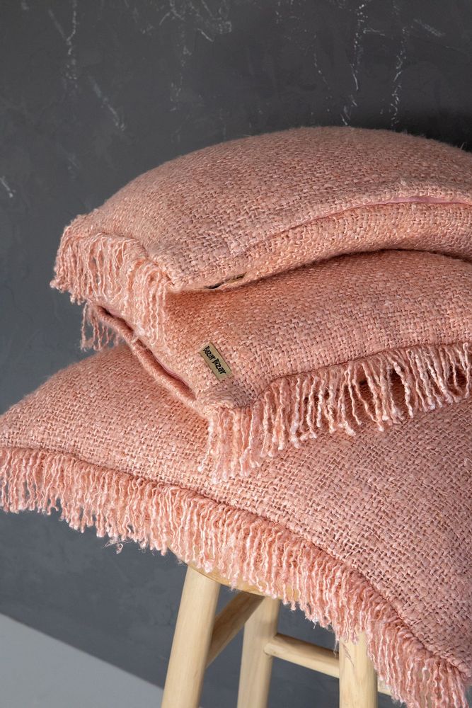 Coussins - La Housse De Coussin Oh My Gee - Rose Saumon - 40x40 - BAZAR BIZAR LIVING