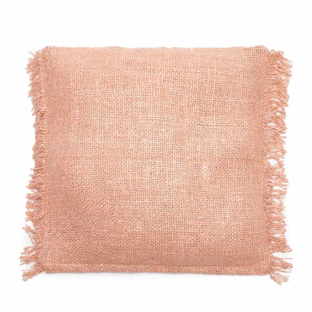 Cushions - The Oh My Gee Cushion Cover - Salmon Pink - 60x60 - BAZAR BIZAR LIVING