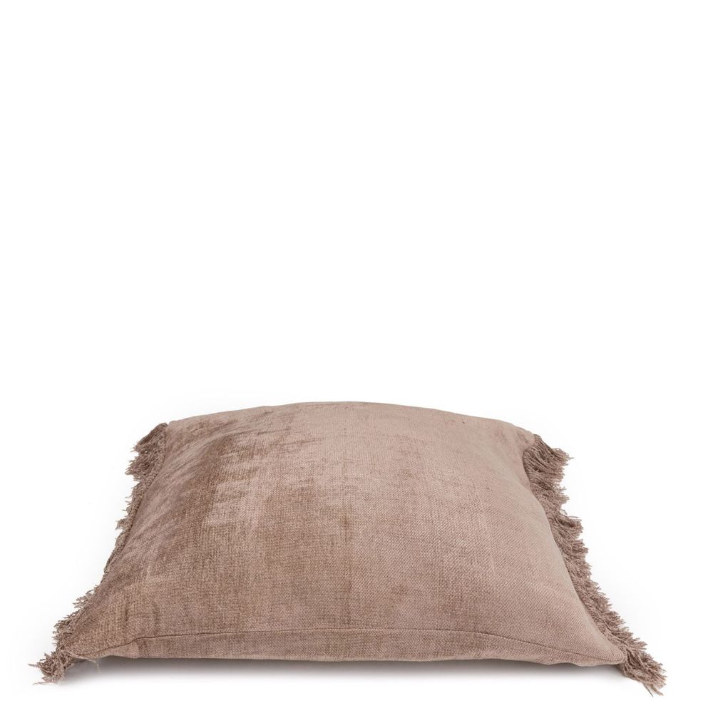 Cushions - The Oh My Gee Cushion Cover - Concrete Velvet - 60x60 - BAZAR BIZAR LIVING