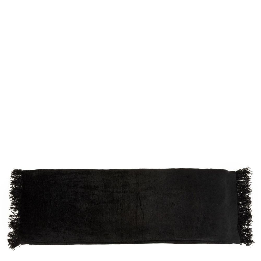 Cushions - The Oh My Gee Cushion Cover - Black Velvet - 35x100 - BAZAR BIZAR LIVING