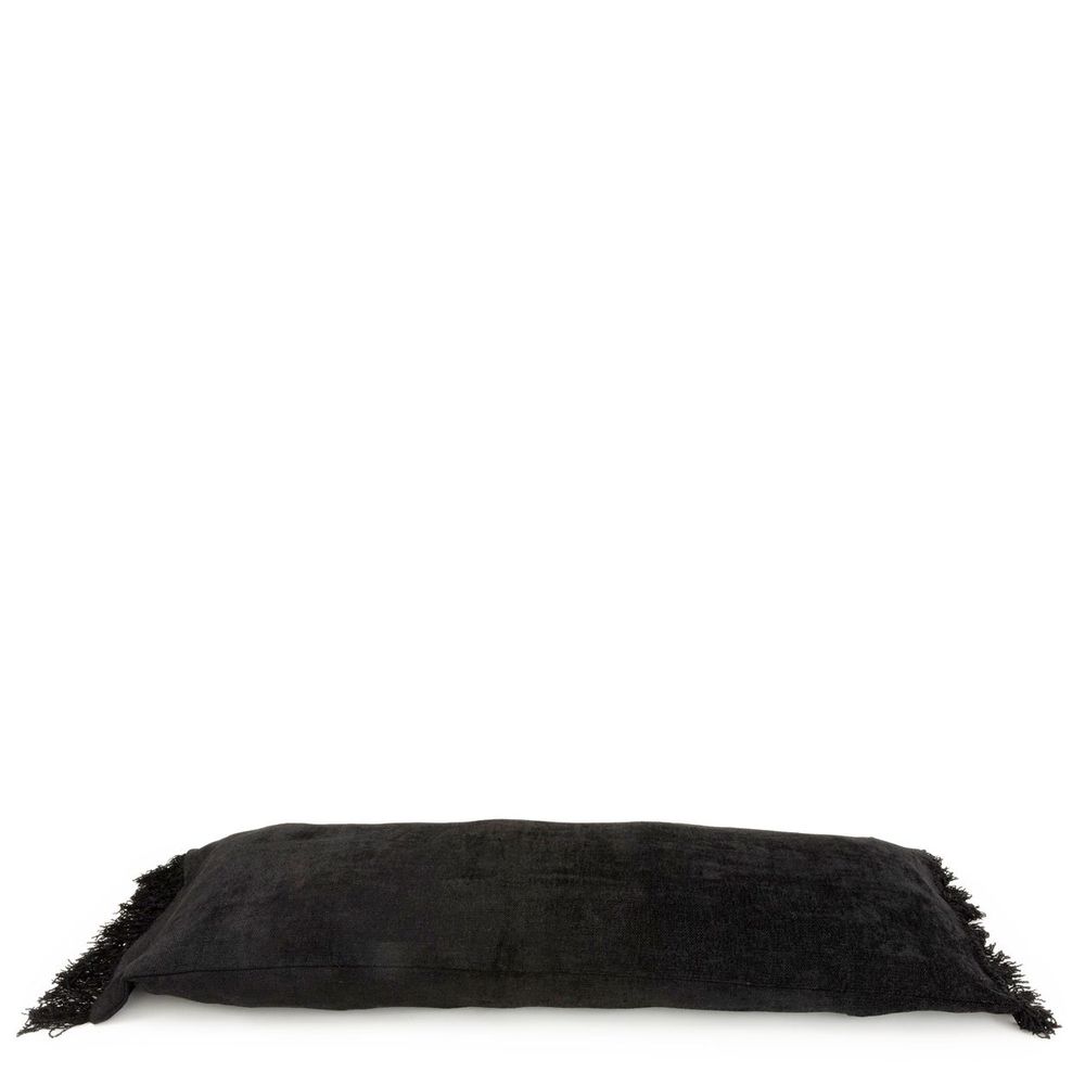Cushions - The Oh My Gee Cushion Cover - Black Velvet - 35x100 - BAZAR BIZAR LIVING