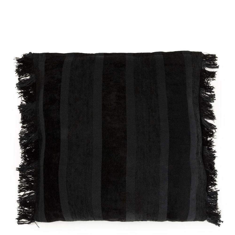 Coussins - La Housse de Coussin Oh My Gee - Velours Noir - 60x60 - BAZAR BIZAR LIVING