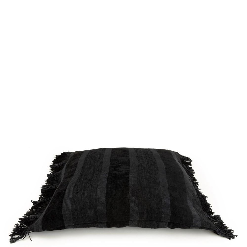 Coussins - La Housse de Coussin Oh My Gee - Velours Noir - 60x60 - BAZAR BIZAR LIVING