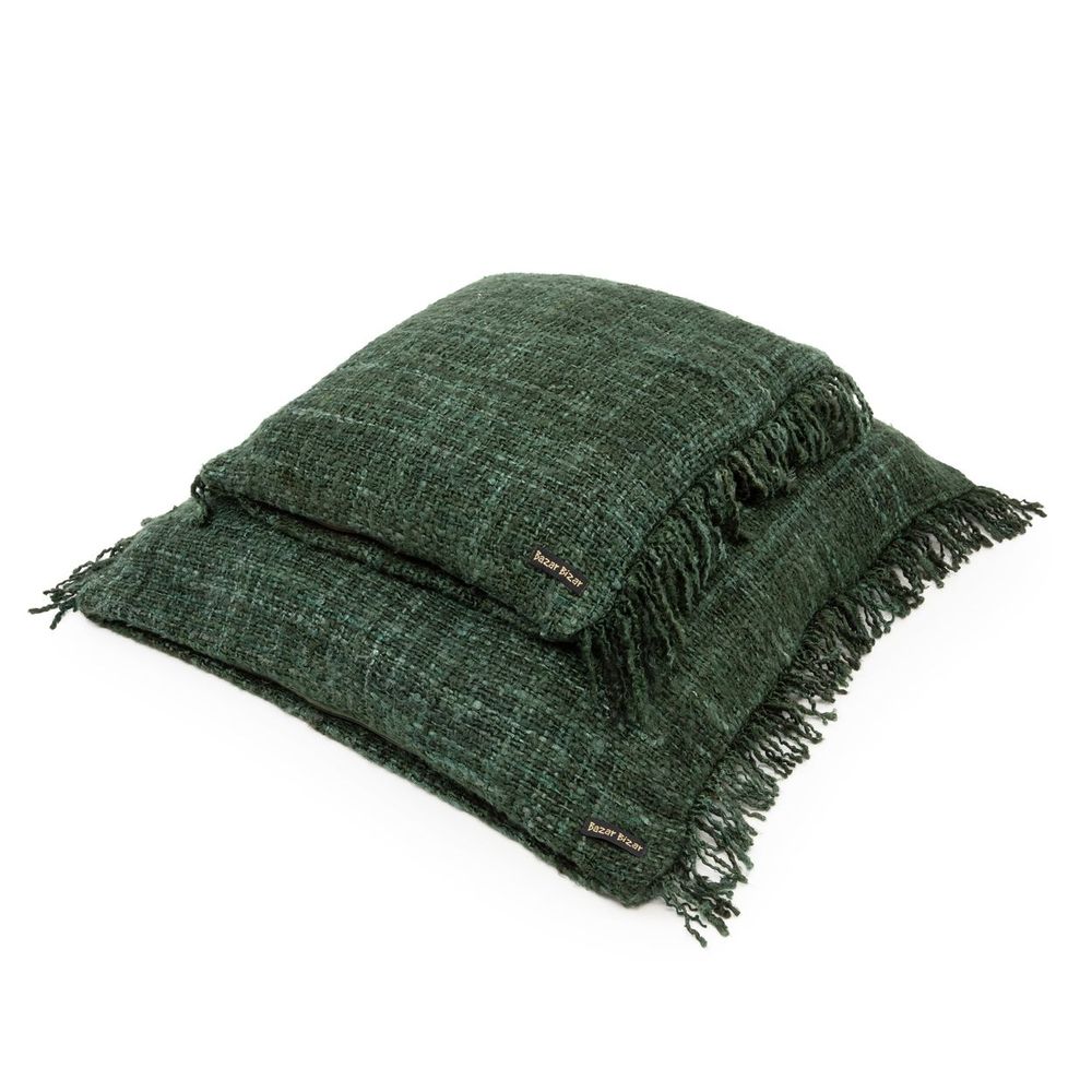 Cushions - The Oh My Gee Cushion Cover - Forest Green - 40x40 - BAZAR BIZAR LIVING
