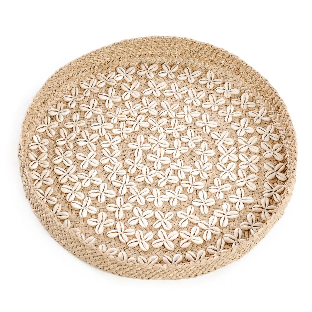 Plats et saladiers - L'Assiette Costa Shell - Naturel Blanc - M - BAZAR BIZAR LIVING