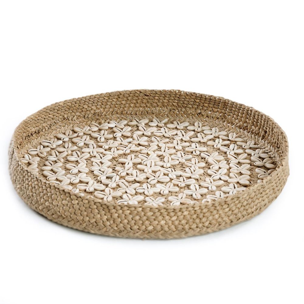 Plats et saladiers - L'Assiette Costa Shell - Naturel Blanc - M - BAZAR BIZAR LIVING