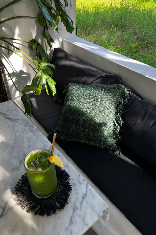 Cushions - The Oh My Gee Cushion Cover - Forest Green - 60x60 - BAZAR BIZAR LIVING