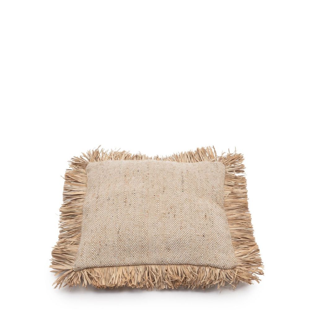 Cushions - The Saint Tropez Cushion Cover - Natural - 40x40 - BAZAR BIZAR LIVING