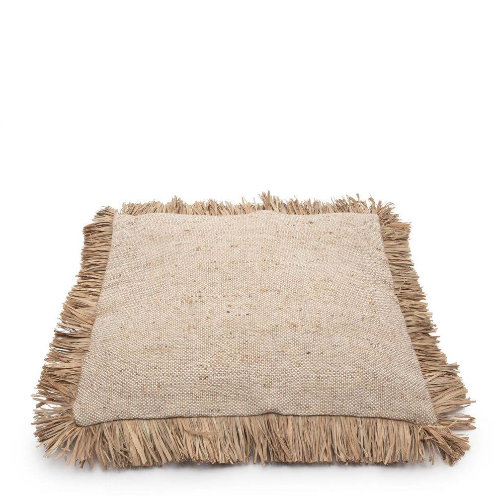 Cushions - The Saint Tropez Cushion Cover - Natural - 60x60 - BAZAR BIZAR LIVING