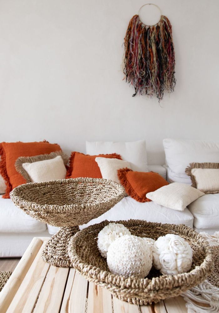 Decorative objects - The Flower Shell Ball - White - L - BAZAR BIZAR LIVING