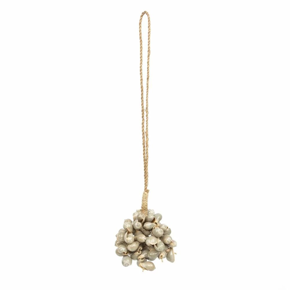 Decorative objects - The Grey Shell Tassel - BAZAR BIZAR LIVING