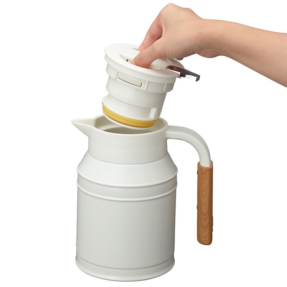 Accessoires thé et café - Thermos 1L, réservoir à pot thermique de bureau en inox / Mosh ! - ABINGPLUS