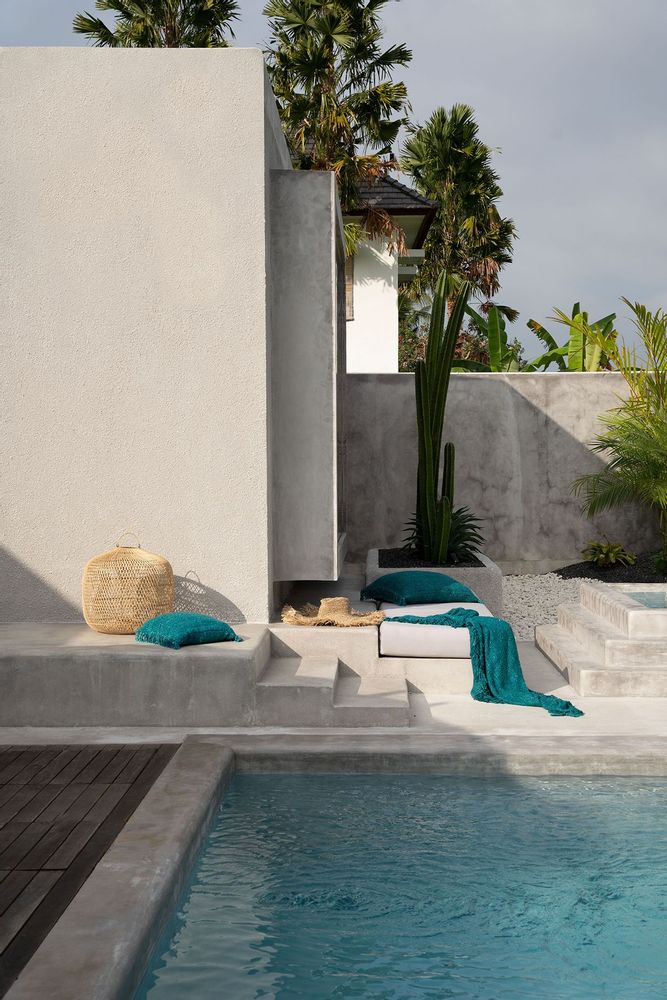 Plaids - Le S'il vous Plaid - Aqua - BAZAR BIZAR LIVING