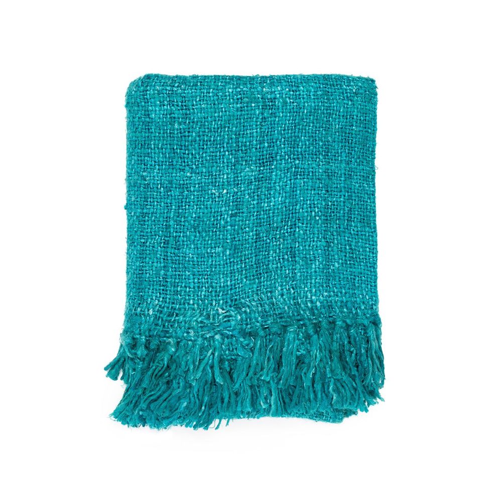 Plaids - Le S'il vous Plaid - Aqua - BAZAR BIZAR LIVING