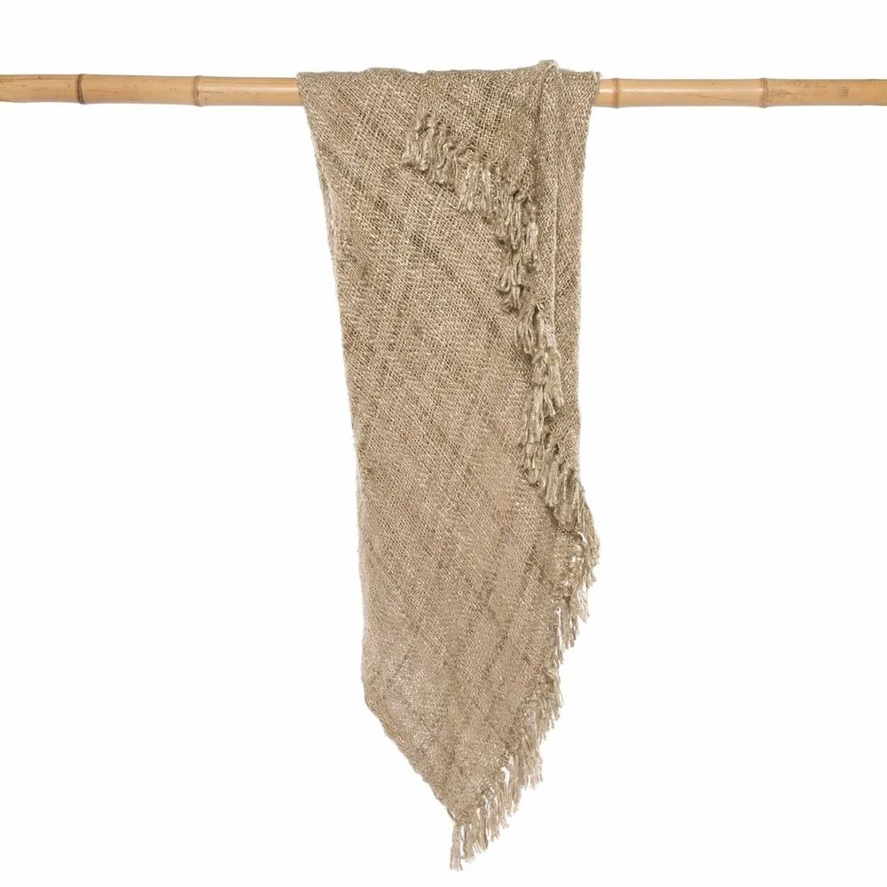 Throw blankets - The s'il vous Plaid - Beige - BAZAR BIZAR LIVING