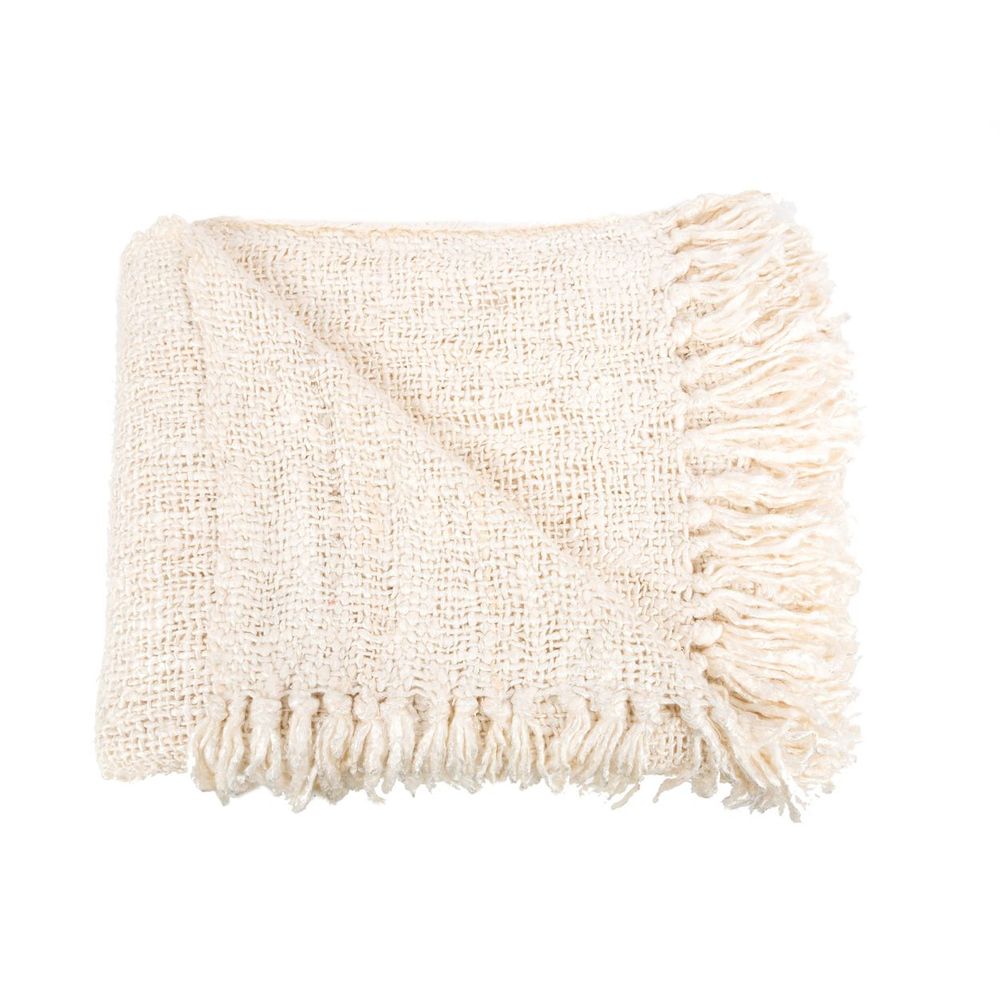 Plaids - Le S'il Vous Plaid - Crème - BAZAR BIZAR LIVING
