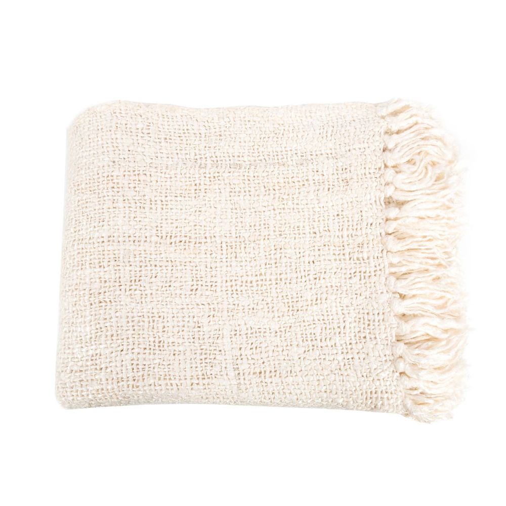 Plaids - Le S'il Vous Plaid - Crème - BAZAR BIZAR LIVING