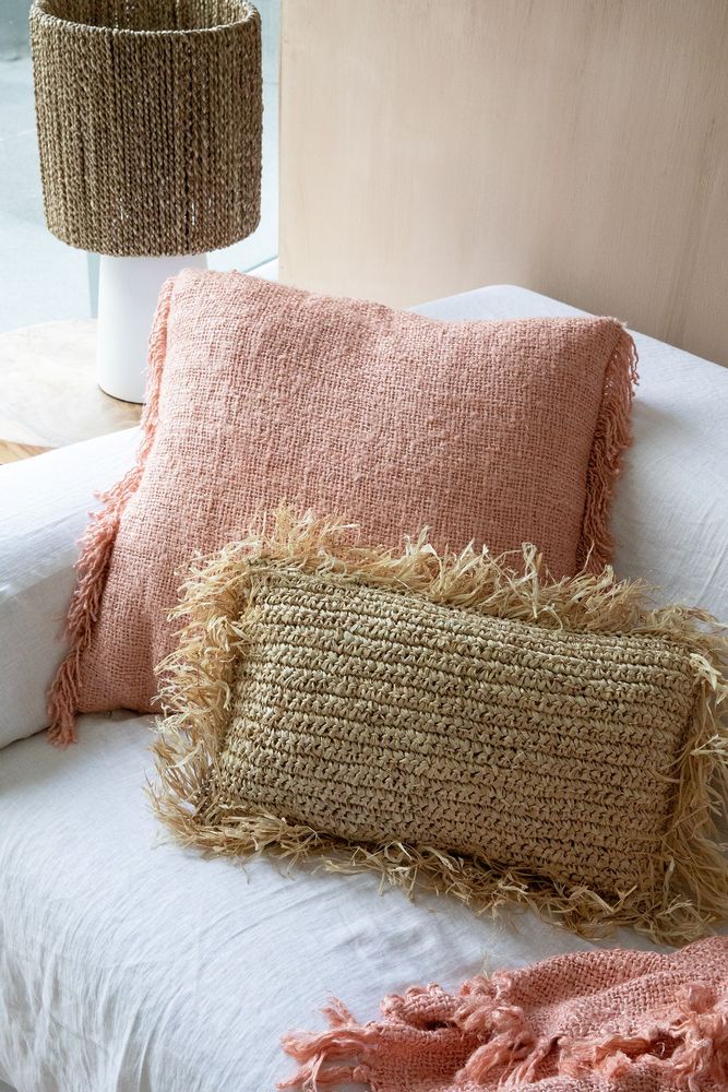 Plaids - Le S'il Vous Plaid - Rose Saumon - BAZAR BIZAR LIVING