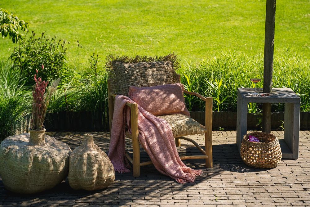 Plaids - Le S'il Vous Plaid - Rose Saumon - BAZAR BIZAR LIVING