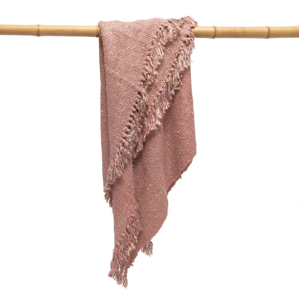 Plaids - Le S'il Vous Plaid - Rose Saumon - BAZAR BIZAR LIVING