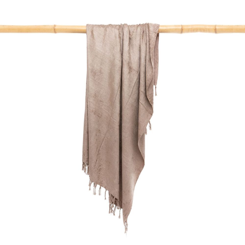 Throw blankets - The s'il vous Plaid - Concrete Velvet - BAZAR BIZAR LIVING