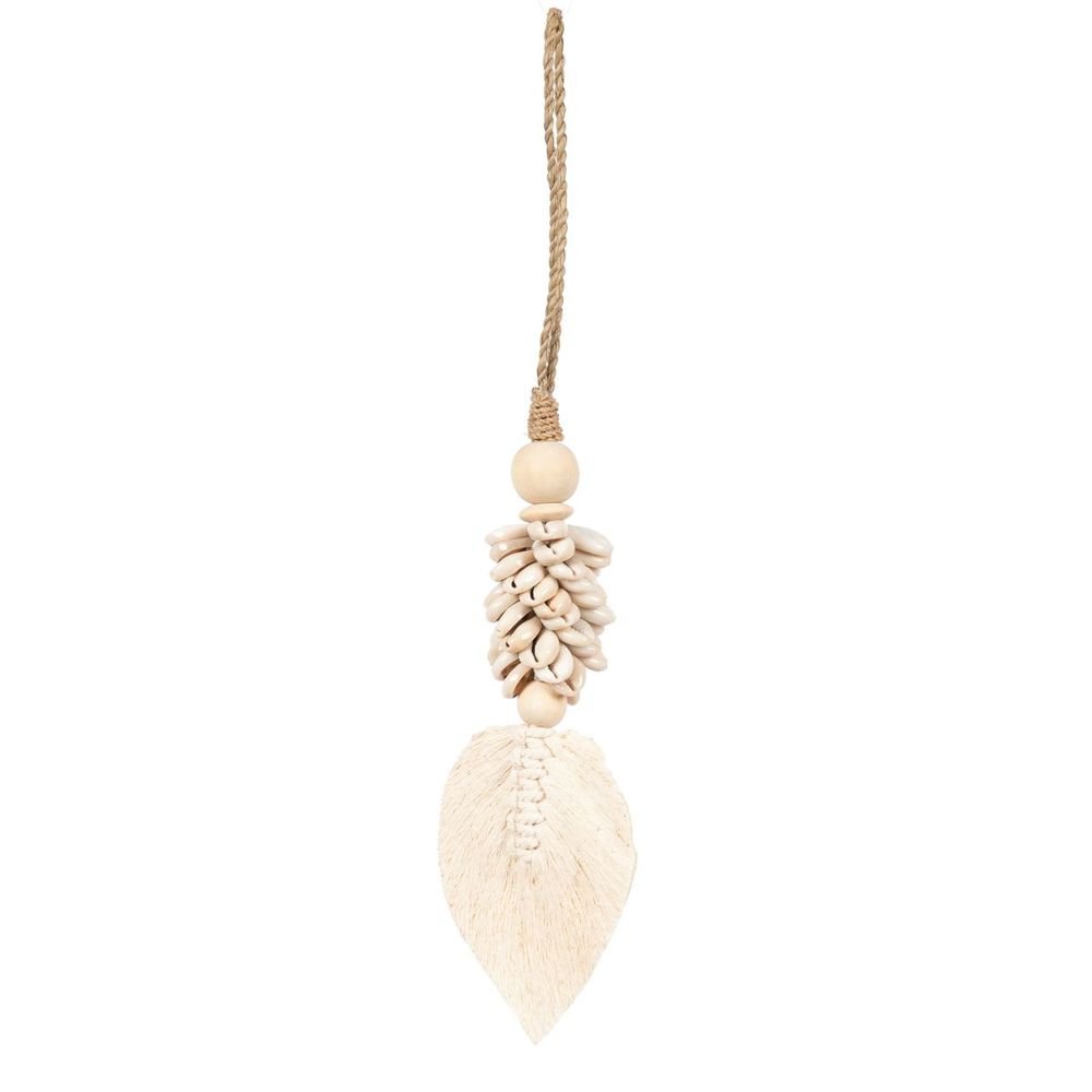 Decorative objects - The Leaf & Shell Tassel - Natural - BAZAR BIZAR LIVING