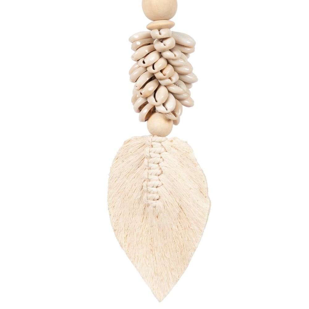 Decorative objects - The Leaf & Shell Tassel - Natural - BAZAR BIZAR LIVING