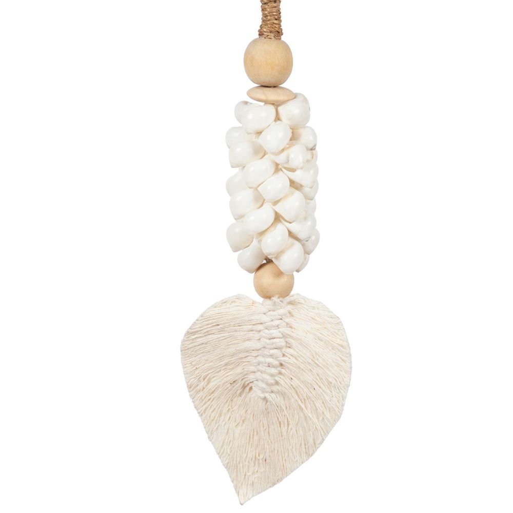 Objets de décoration - La Pompon En Feuilles & Coquillage - Blanc - BAZAR BIZAR LIVING