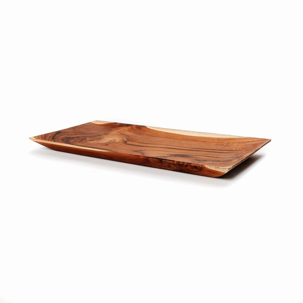 Platter and bowls - The Teak Root Sushi Plate - L - BAZAR BIZAR LIVING