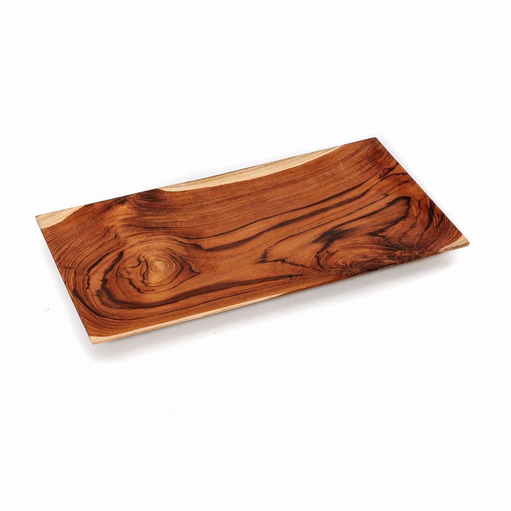 Platter and bowls - The Teak Root Sushi Plate - L - BAZAR BIZAR LIVING